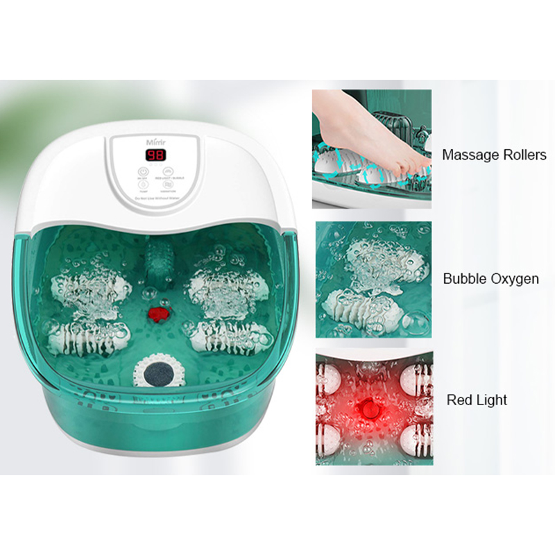 MM-20A-3 Fußmassagegerät mit Wärme und vier großen Massagerollen