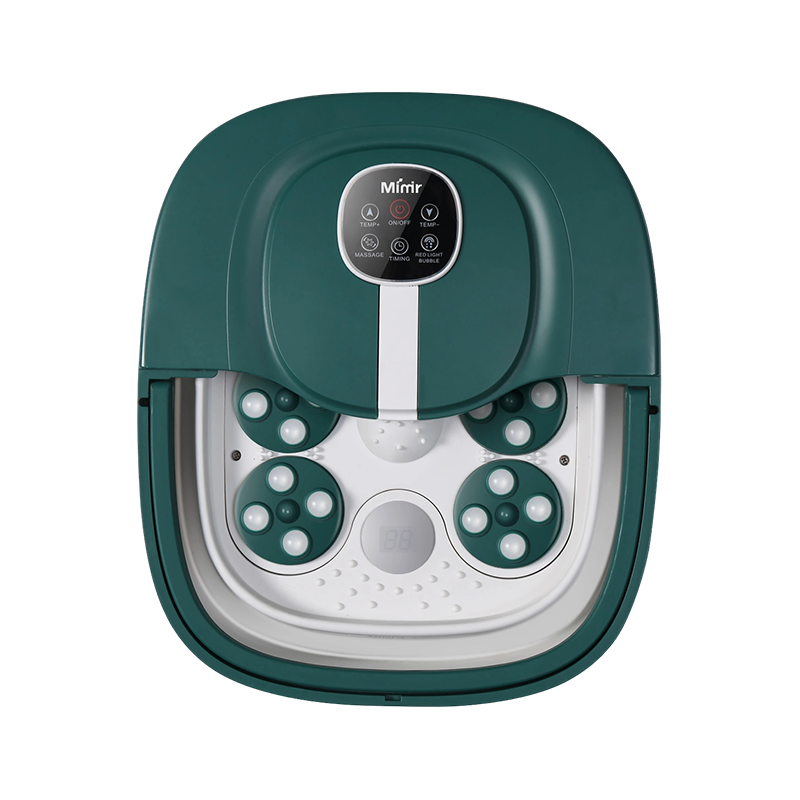 MZD-03D Zusammenklappbares Fußbadgerät mit automatischen Massagerollen