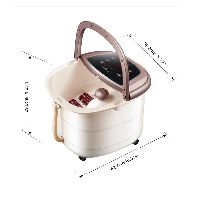 JD-618 Automatisches Fuß-Whirlpool-Massagegerät mit rotierenden Massagerollen